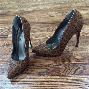 Leopard Print Stiletto Heels